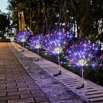 Solar Firework String Light 60/105/160 LED Lamp Outdoor Garden Party Decoration - MRSLM