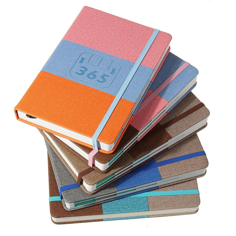 A5 Super Thick PU Leather 5 Colors Notebook Business Office Daily Work Meeting NoteBook Stationery School Supplies - MRSLM