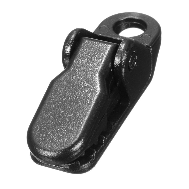 10Pcs Tent Windproof Securing Clip Black Hook Buckle Alligator Clip - MRSLM