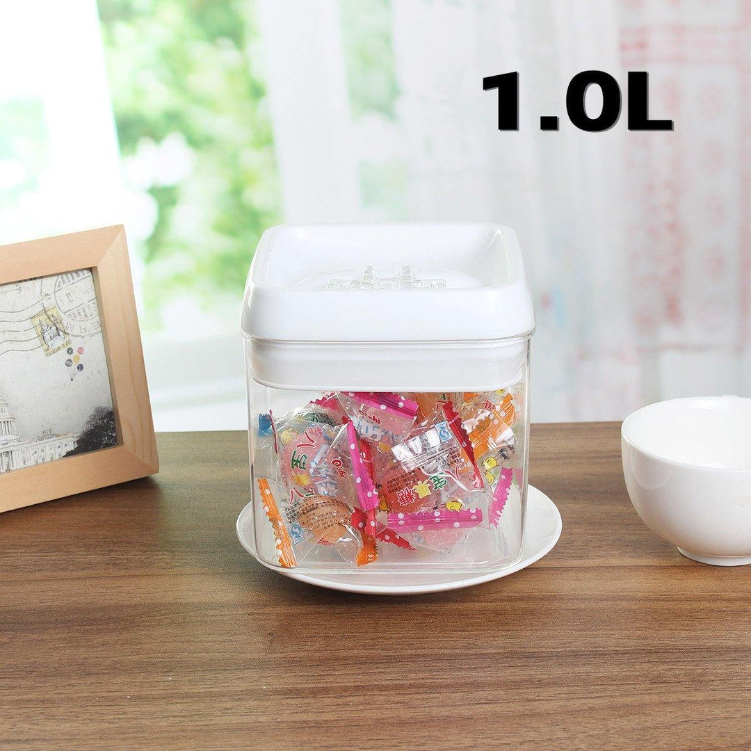 Airtight Kitchen Food Storage Container With Lid Vacuum Seal Cereal Food Fresh Keeping Box - MRSLM