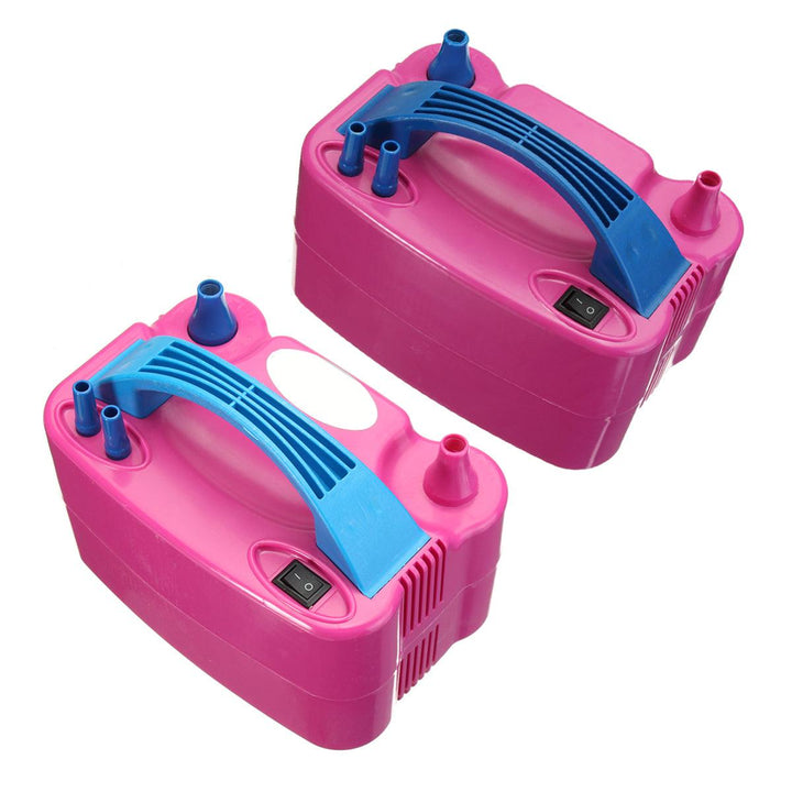 600W High Power Portable Electric Balloon Pump Two Nozzles Inflator Air Blower (EU Plug) - MRSLM