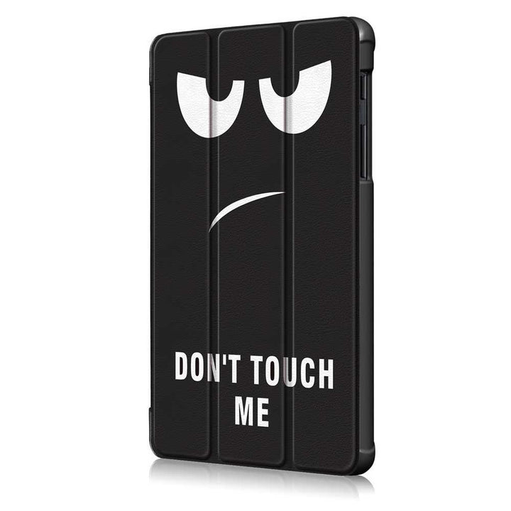 Tri-Fold Pringting Tablet Case Cover for Samsung Galaxy Tab A 8.0 2019 SM-P200 P205 Tablet - Big Eyes - MRSLM