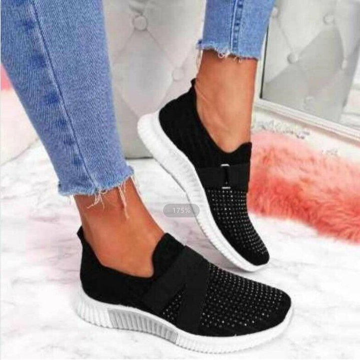 Soft-soled Rhinestone Foreign Trade Large Size Casual Sports Shoes - MRSLM