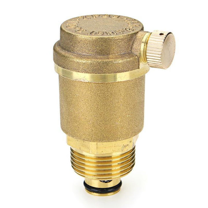 TMOK TK901 Brass Automatic Air Vent Valve Exhaust Safety Pressure Relief Valve for Water Heater HVAC Pipeline System - MRSLM