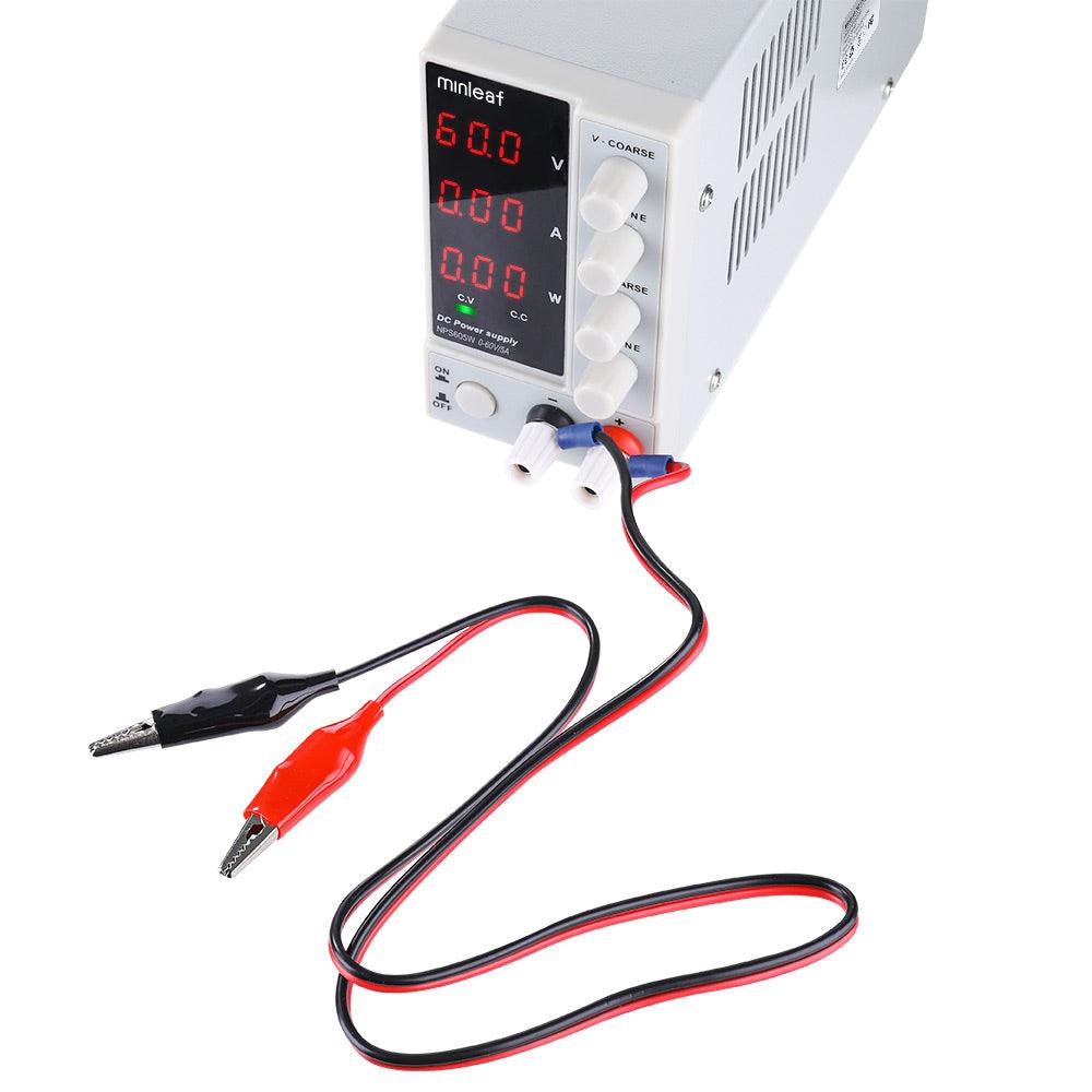 Minleaf NPS605W 110V/220V 0-60V 0-5A Adjustable Digital DC Power Supply 300W Regulated Laboratory Switching Power Supply - MRSLM