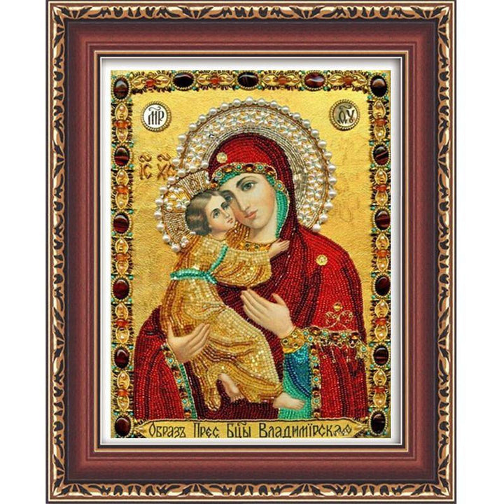 Honana WX-677 5D Round Diamond Painting DIY Cross Stitch Home Decor Diamond Embroidery Religious Gift - MRSLM