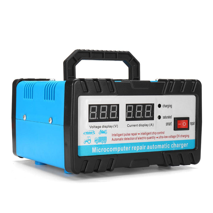 12V/24V Smart Battery Charging Equipment Automobile Motorcycle Universal Electric Car Battery Charger - MRSLM