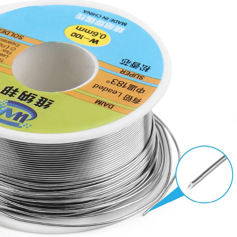 WNB 90g 63/37 Rosin Core Tin Lead 183℃ Melt Silver Solder Wire Welding Flux 2.0% Iron Cable Reel 0.3mm 0.4mm 0.5mm 0.6mm 0.8mm - MRSLM