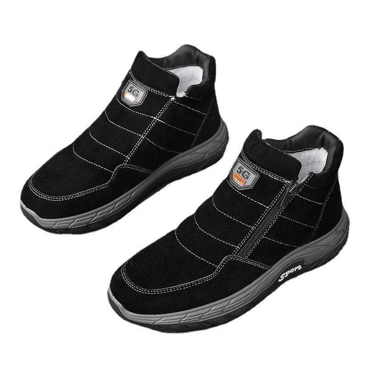 Fleece And Cotton Warm Outdoor Hiking Shoes - MRSLM