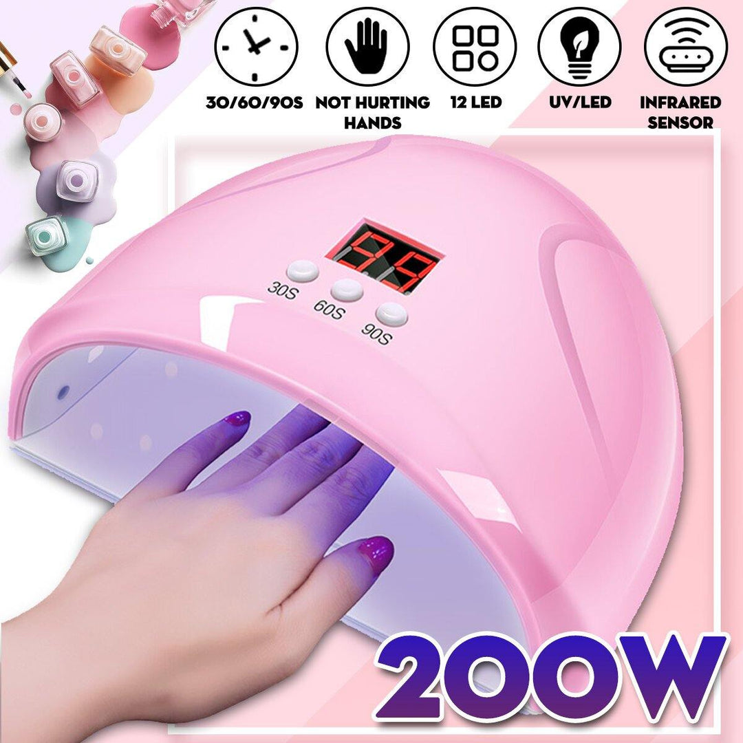 Nail Phototherapy Nail Dryer Machine Led Lamp Induction Quick-drying Household Nail Polish Glue Dryer - MRSLM