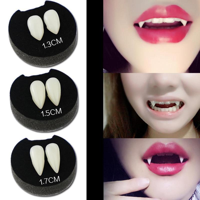 Vampire Teeth Artificial Teeths Halloween Costume Props Party Halloween Decorations For Adult Kids - MRSLM