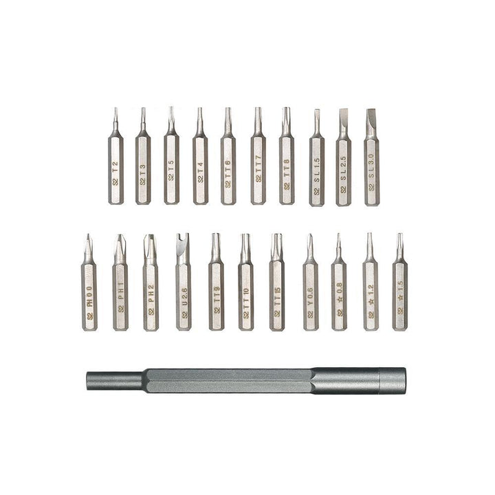 22 in 1 Multi-purpose Precision Screwdriver Set Aluminium Alloy Screw Driver Repair Tools - MRSLM