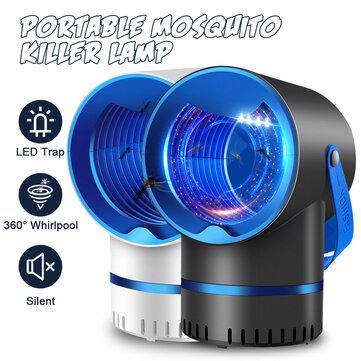 5W USB Electric Mosquito Insect Killer Trap Lamp Bug Zapper Pest LED Night Light DC5V - MRSLM