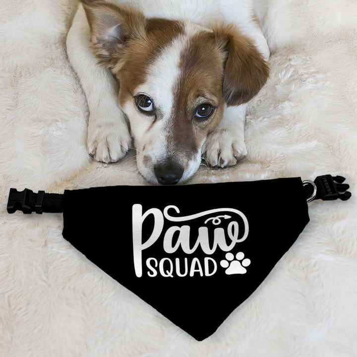 Paw Squad Pet Bandana Collar - Graphic Scarf Collar - Unique Dog Bandana - MRSLM