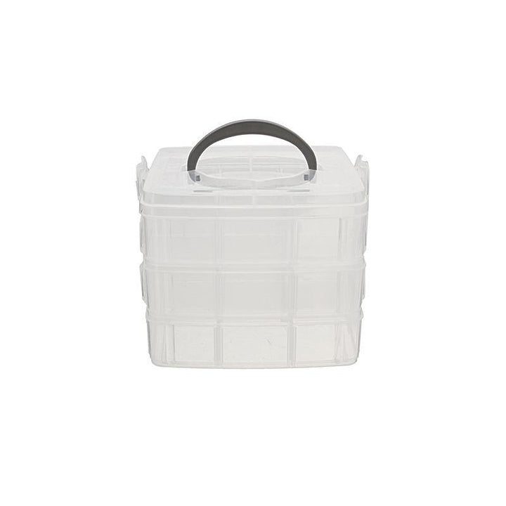 Clear Storage Box Case Plastic Container Organizer for Jewelry Bead - MRSLM