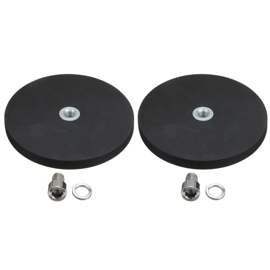 2pcs Magnetic Base Mounting Bracket Holder with Rubber Pad For LED Work Light Bar - MRSLM