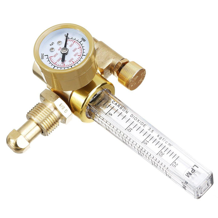 Argon CO2 Mig Tig Flow Meter Auto Pressure Regulator Welding Weld Gauge Gas Welder - MRSLM