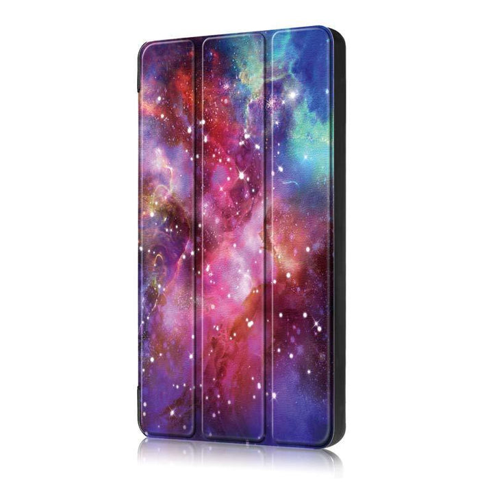 Tri-Fold Pringting Tablet Case Cover for New F ire HD 7 2019- The Milky Way - MRSLM