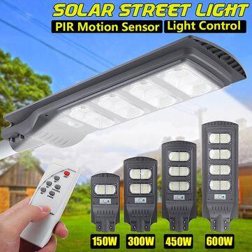 AUGIENB Solar Powered 140/280/420/560LED Street Light PIR Motion Radar Sensor Waterproof Outdoor Garden Lamp - MRSLM