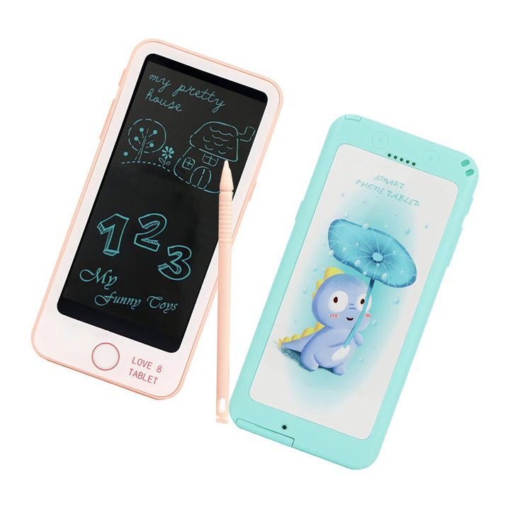 6 Inch Phone Shape LCD Writing Tablet Drawing Electronic Writing Pads For Office Blackboard Educational Toys Supplies - MRSLM