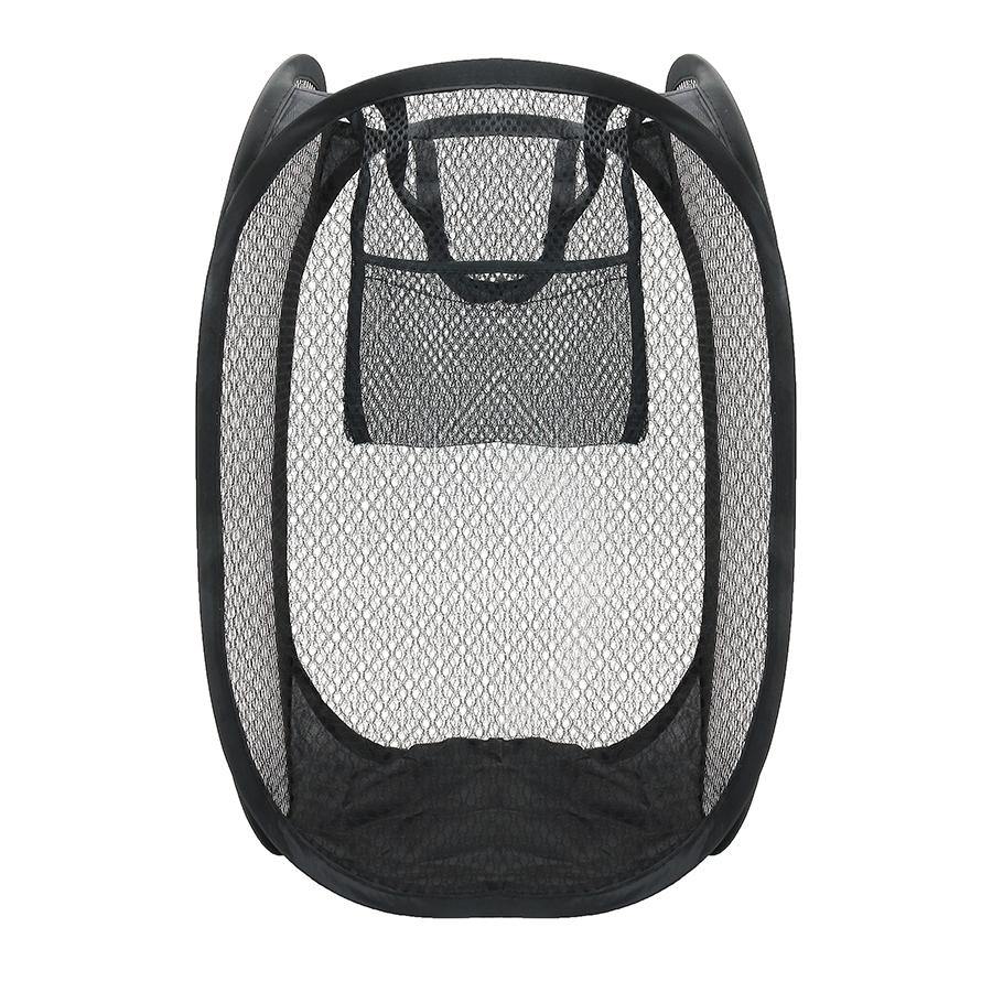 KC-0916 Mesh Pop Up Laundry Hamper Foldable Laundry Basket Household Clothing Organizer - MRSLM