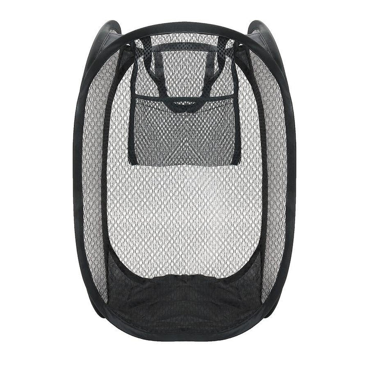 KC-0916 Mesh Pop Up Laundry Hamper Foldable Laundry Basket Household Clothing Organizer - MRSLM