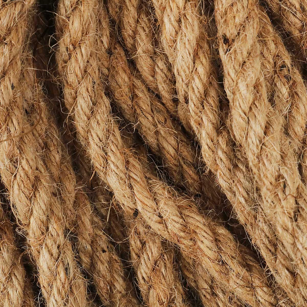 3m/10m/20m/50m Khaki Jute Rope for Decorations Garden Weddings Water Pipe Staircase Handrail Vase - MRSLM