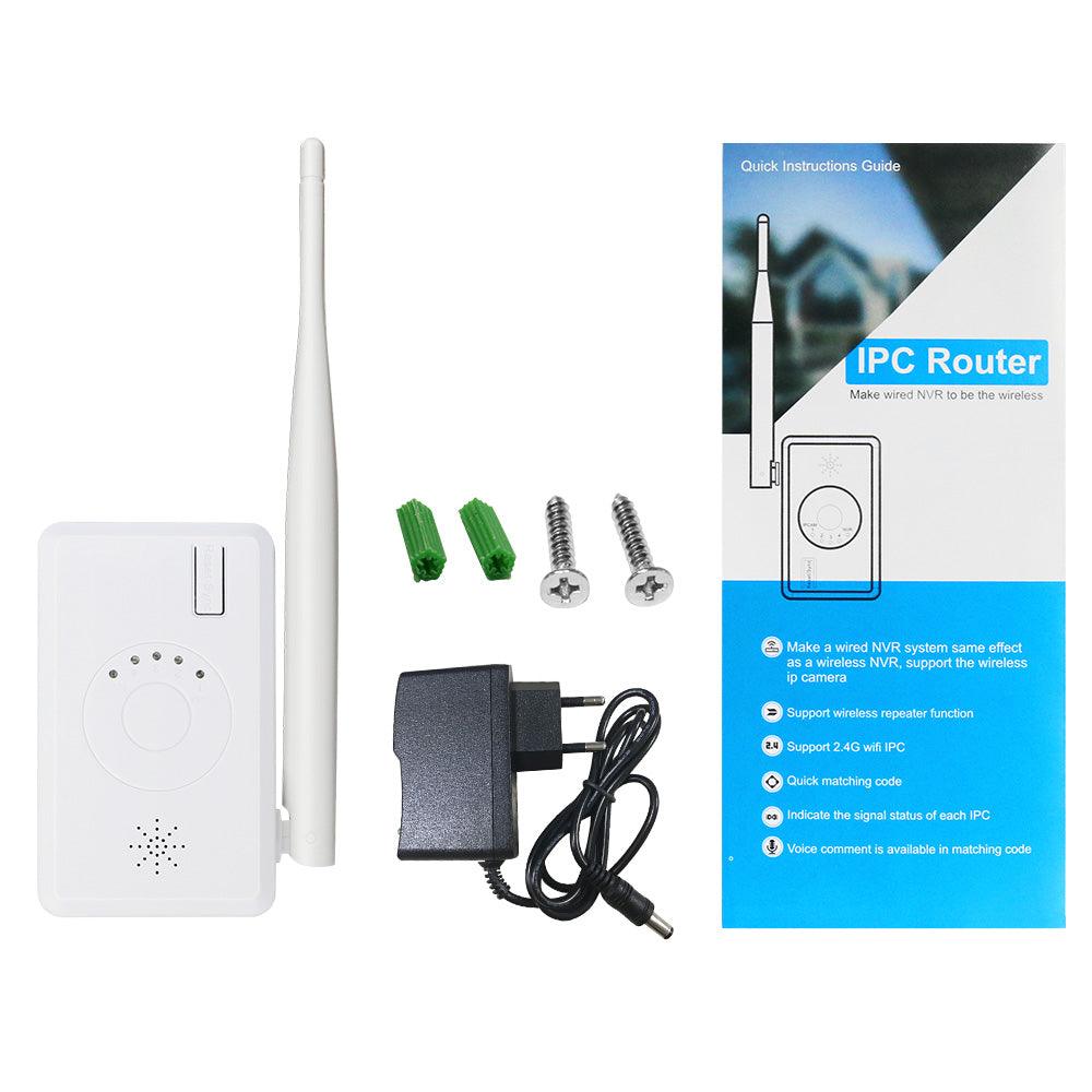 Hiseeu WiFi Range Extender Repeater IPC Router for Wireless Security Camera Wired NVR to be Wireless - MRSLM