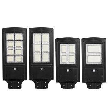 140/160/324/392LED Solar Powered LED Street Light PIR Motion Sensor Wall Lamp + Remote - MRSLM