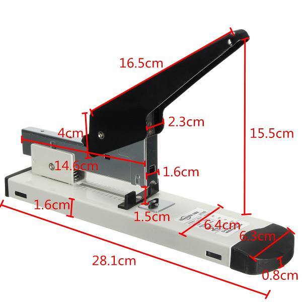 Heavy Duty Metal Stapler Bookbinding Stapling 120Sheet Capacity For Office Home - MRSLM