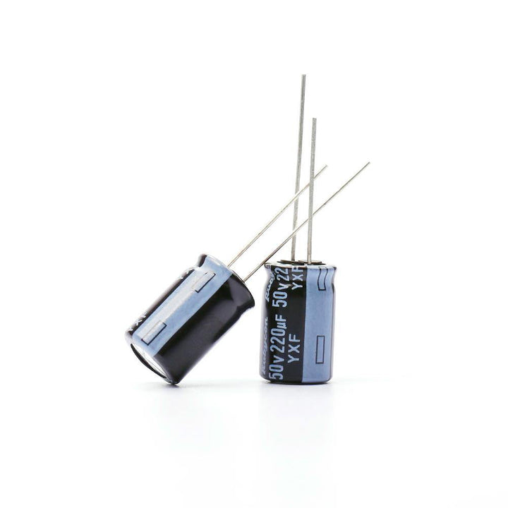 5PCS Rubycon Aluminum Electrolytic Capacitor 25V 220uf /35v 220uf/50v 220uf/50v 470uf For FPV Racing RC Drone - MRSLM