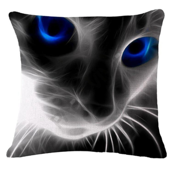 Honana 45x45cm Home Decoration 3D Animals Fluorescence 6 Optional Patterns Cotton Linen Pillowcases Sofa Cushion Cover - MRSLM