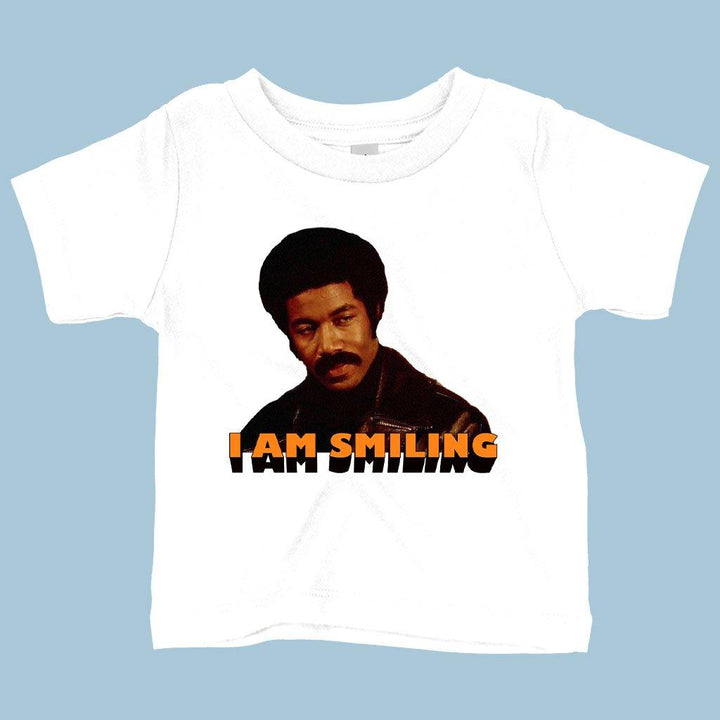 Baby I Am Smiling T-Shirt - Black Dynamite Funny T-Shirt - MRSLM