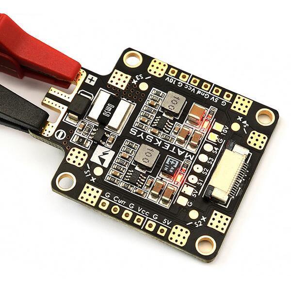 Matek F405-STD BetaFlight STM32F405 Flight Controller+Matek FCHUB-6S Hub Power Distribution Board for RC Drone - MRSLM